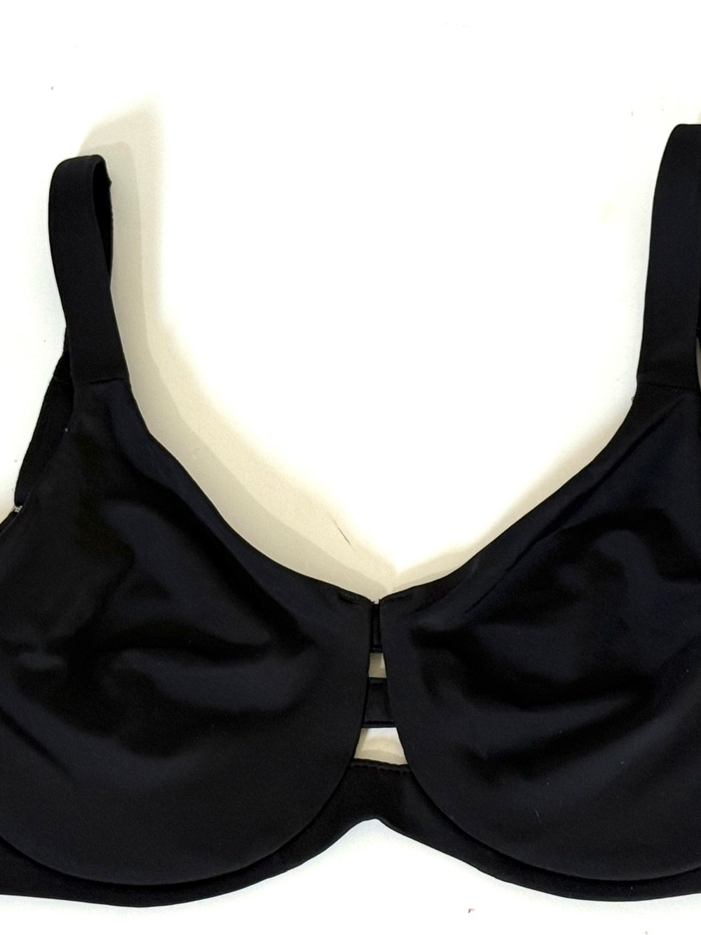 Spanx Low Profile minimizer Bra Black Underwire Size 32DD NEW - Picture 3 of 8